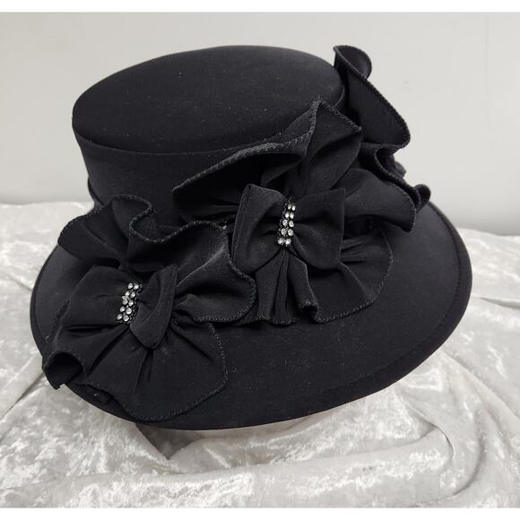 Perche Couture Black Womens Hat main image 8